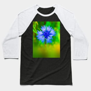 Cornflower Close Up Baseball T-Shirt